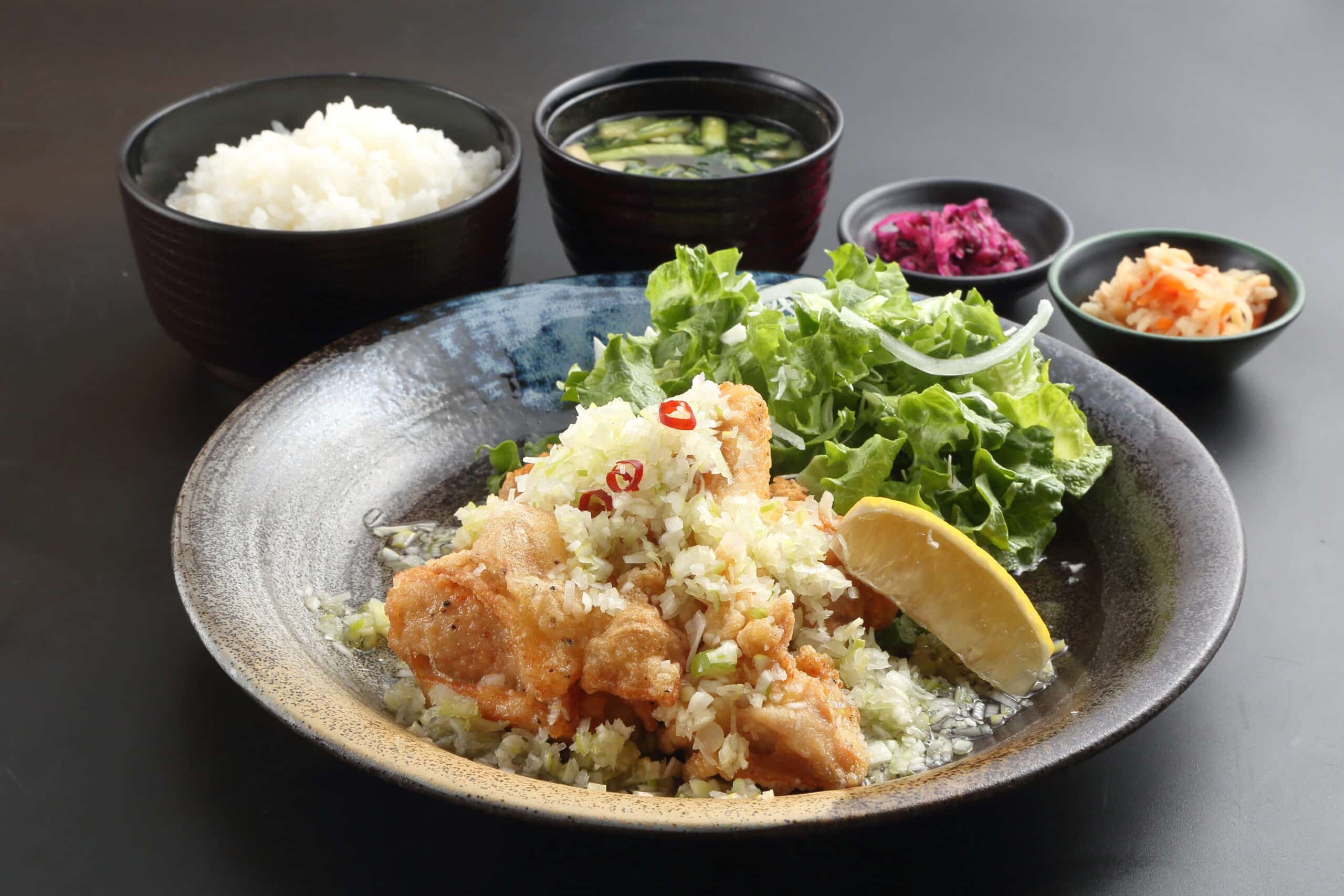 油淋鶏定食