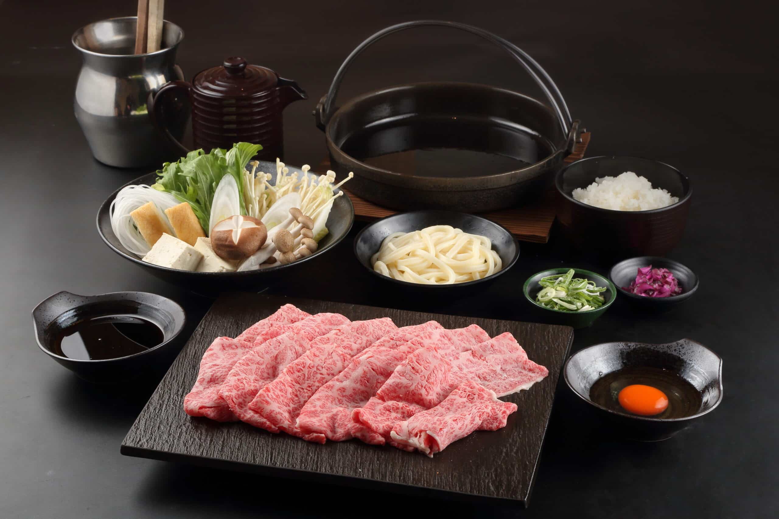 特選Kobe beefSukiyakiセット