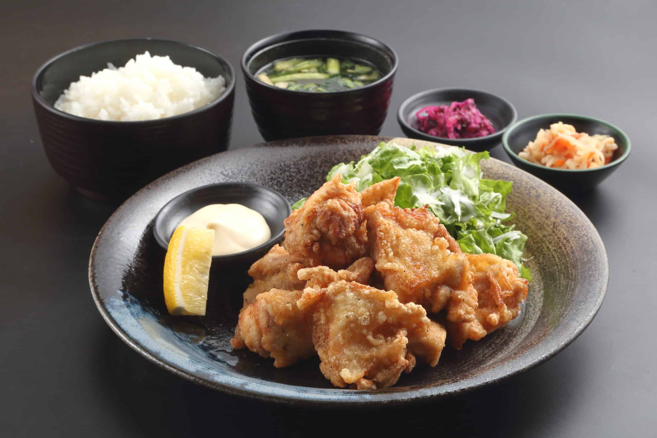 本格から揚げ定食